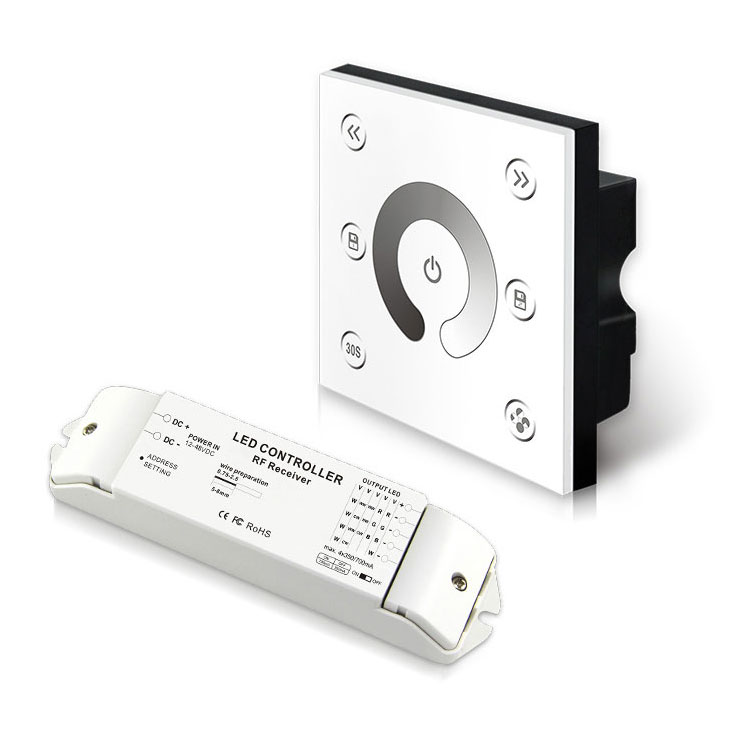 AC85V-265V DMX512+2.4G Wireless Single-Zone CC Dim Panel P1X+R4-CC-2.4G AC85V-265V DMX512+2.4G Wireless Single-Zone CC Dim Panel P1X+R4-CC-2.4G
